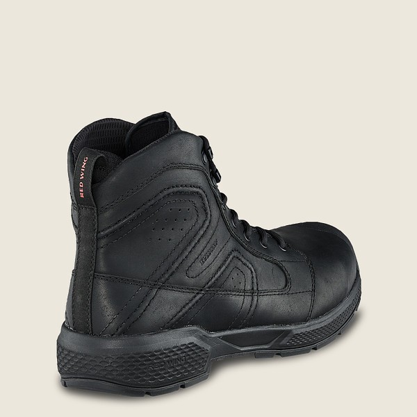 Mens Red Wing Exos Lite - 6-inch Waterproof Toe - Safety Boots Black - ZMO604815